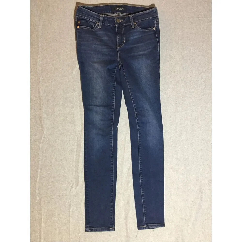 Womens Liverpool Jeans Size 2 Dark Wash Skinny jeans closet Staple Capsule